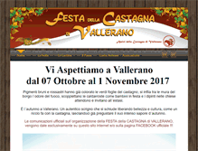Tablet Screenshot of castagnavallerano.it